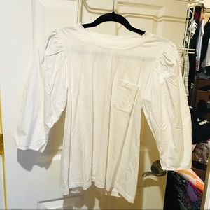 Lou & Grey puff sleeve top